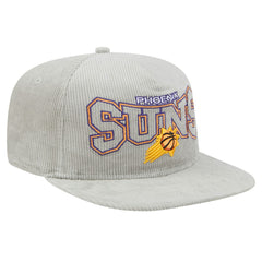 Phoenix Suns Throwback Corduroy Golfer Snapback Hat - Gray sale