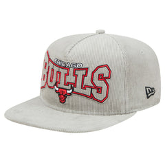 Chicago Bulls Throwback Corduroy Golfer Snapback Hat - Gray cheap