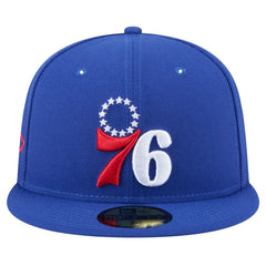 Philadelphia 76ers Throwback Pennant 59FIFTY Fitted Hat - Royal for sale