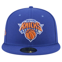 New York Knicks Throwback Pennant 59FIFTY Fitted Hat - Blue sale