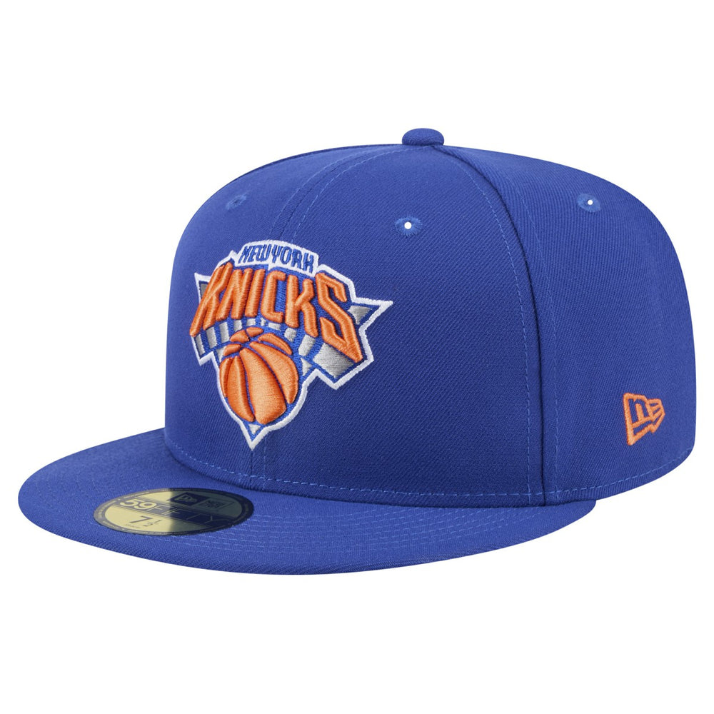 New York Knicks Throwback Pennant 59FIFTY Fitted Hat - Blue sale