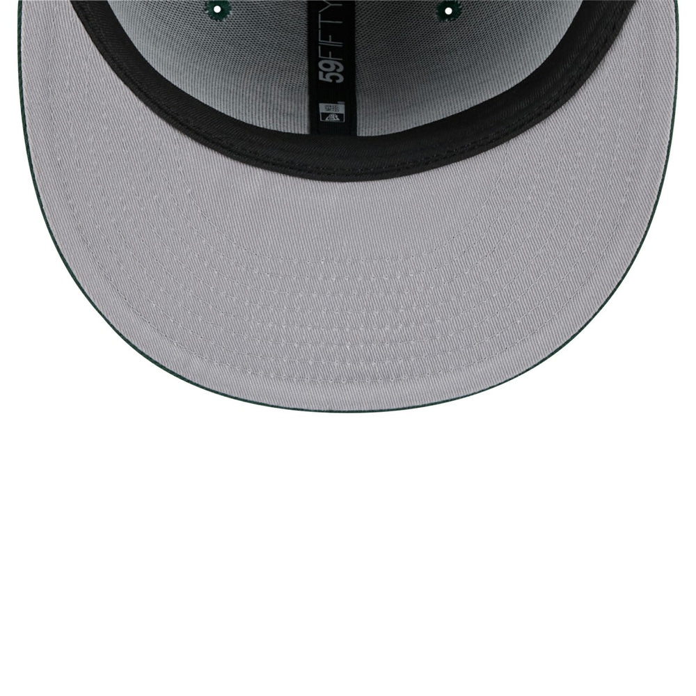 Milwaukee Bucks Throwback Pennant 59FIFTY Fitted Hat - Hunter Green shop