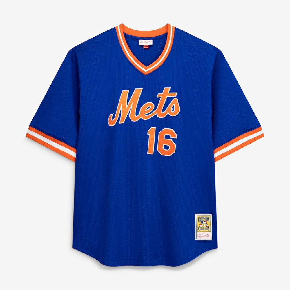 Dwight Gooden New York Mets Profile Big & Tall Cooperstown Collection Mesh Batting Practice Jersey Royal