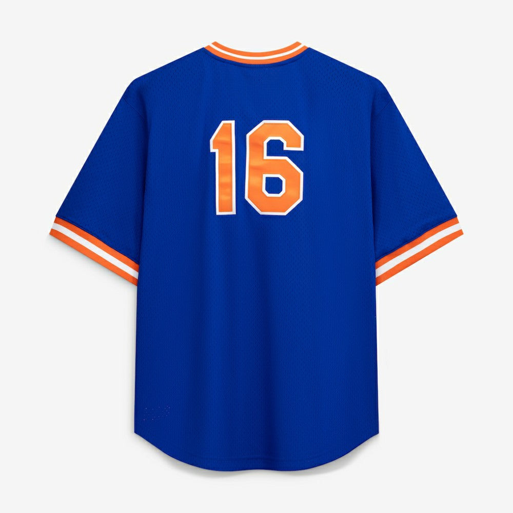 Dwight Gooden New York Mets Profile Big & Tall Cooperstown Collection Mesh Batting Practice Jersey Royal