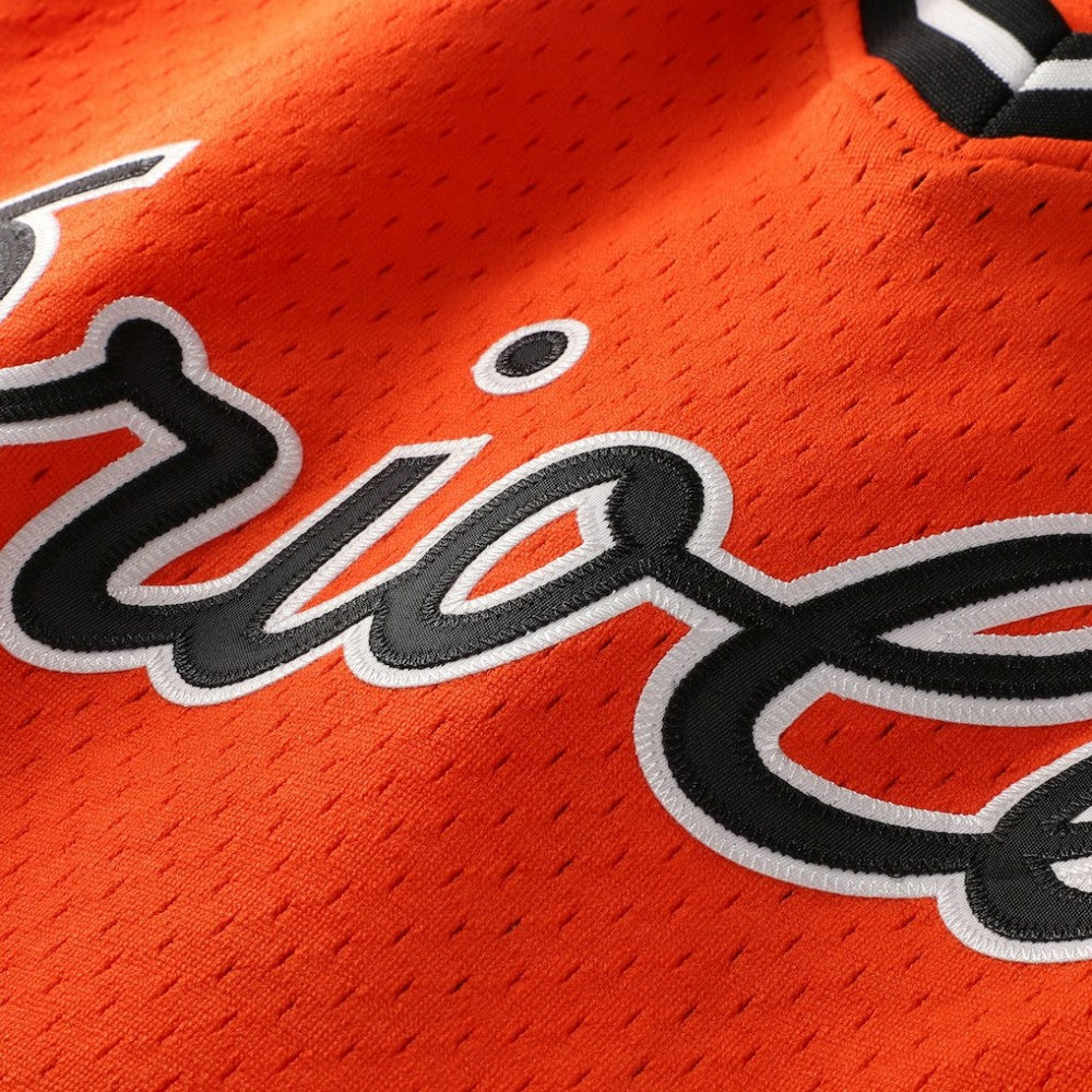 Cal Ripken Jr. Baltimore Orioles Profile Big & Tall Cooperstown Collection Mesh Batting Practice Jersey Orange