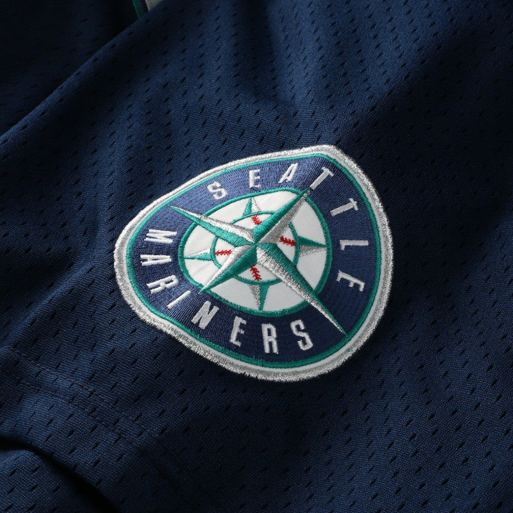 Seattle Mariners Big & Tall Cooperstown Collection Mesh Batting Practice Jersey Navy