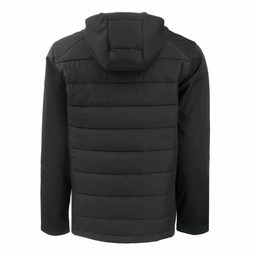 Green Bay Packers Cutter & Buck Evoke PrimaLoft Hybrid Eco Softshell Recycled Full-Zip Hooded Jacket - Black online