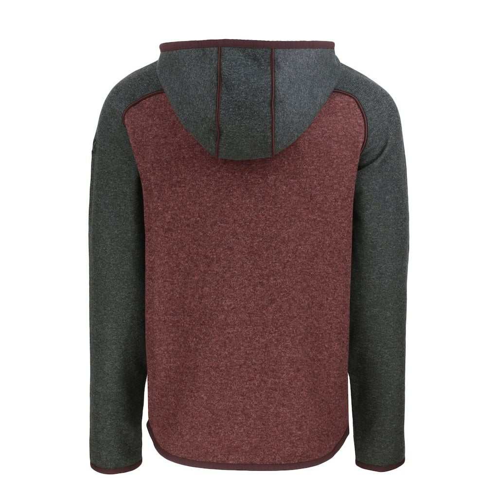 Washington Commanders Cutter & Buck Mainsail Full-Zip Hooded Jacket - Heather Burgundy outlet