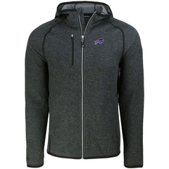 Buffalo Bills Cutter & Buck Mainsail Full-Zip Hooded Jacket - Heather Charcoal sale