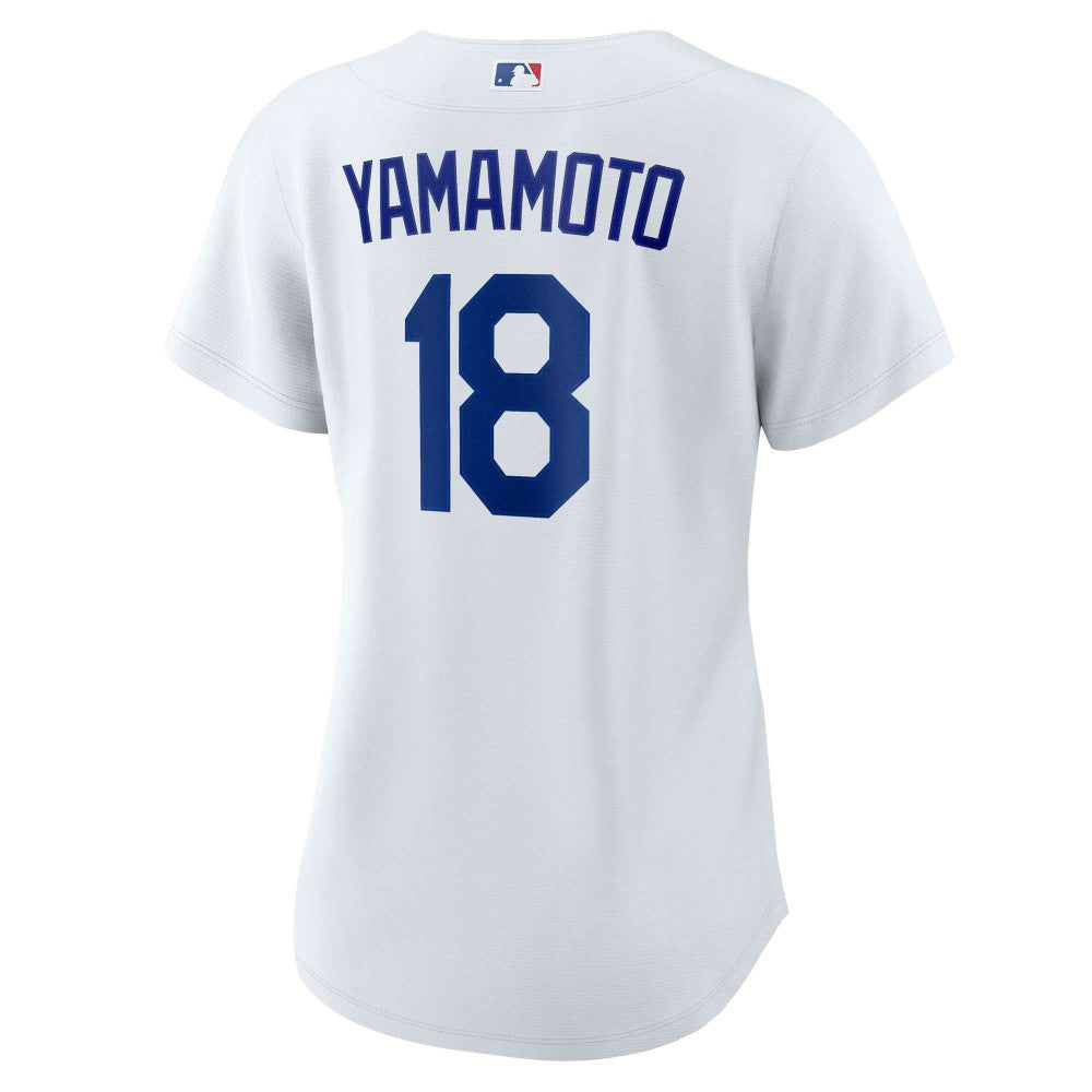 Yoshinobu Yamamoto Los Angeles Dodgers Women's Home Replica Player Jersey White