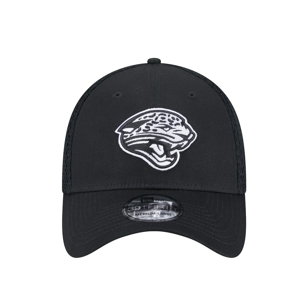 New Era Jacksonville Jaguars Black Main Neo 39THIRTY Flex Hat for sale