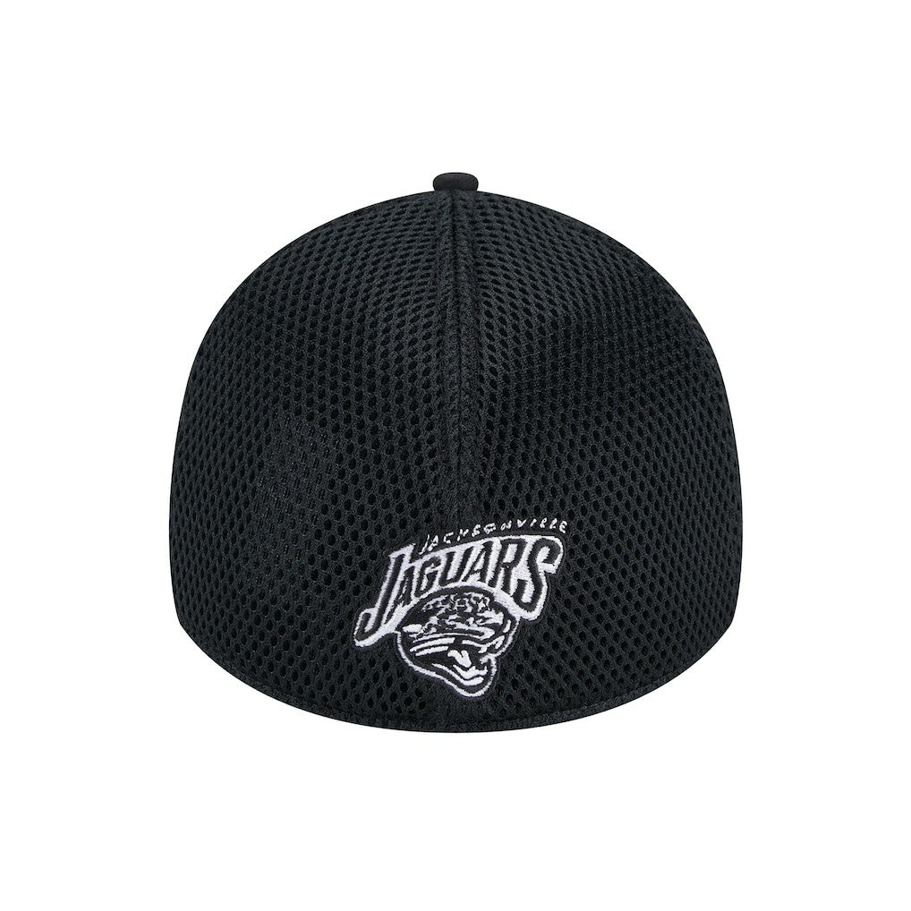 New Era Jacksonville Jaguars Black Main Neo 39THIRTY Flex Hat for sale