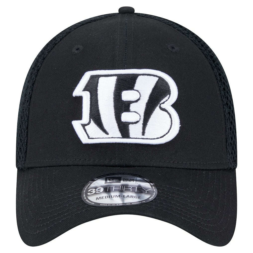 New Era Cincinnati Bengals Black Main Neo 39THIRTY Flex Hat outlet