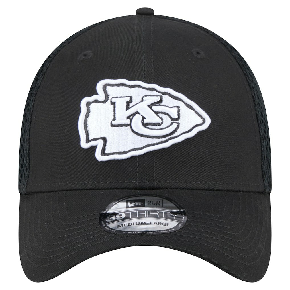New Era Kansas City Chiefs Black Main Neo 39THIRTY Flex Hat for sale