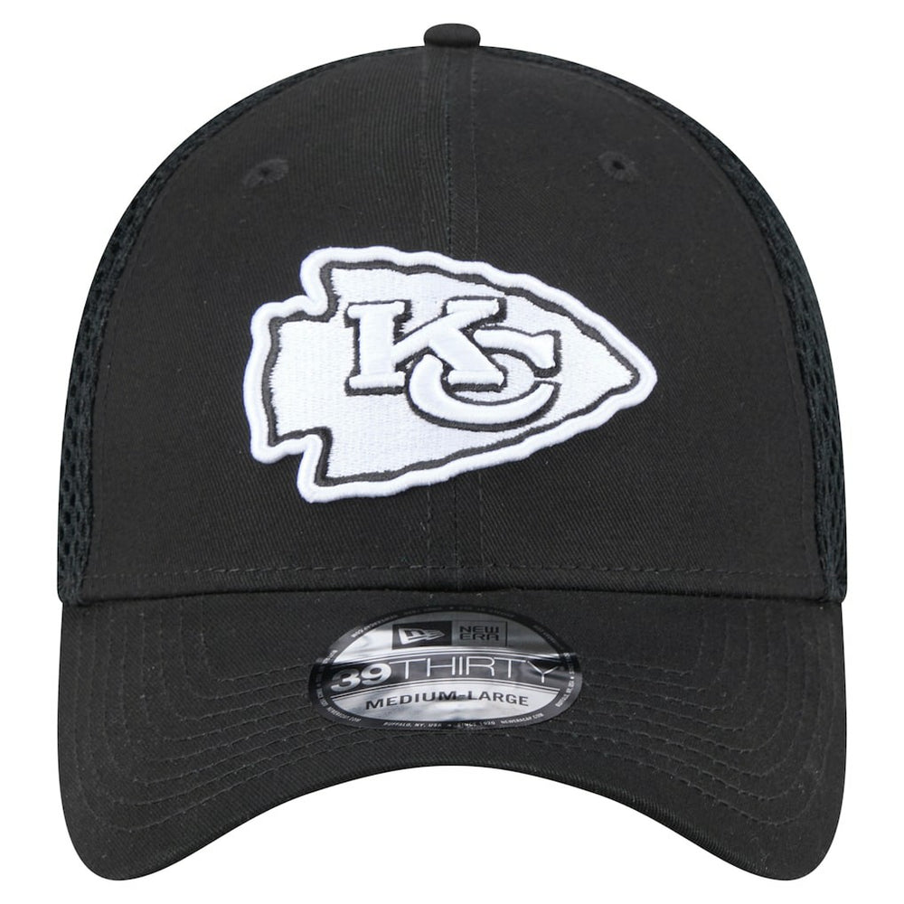 New Era Kansas City Chiefs Black Main Neo 39THIRTY Flex Hat for sale