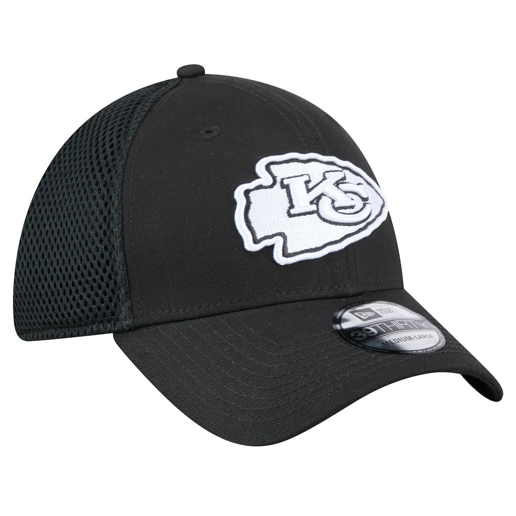 New Era Kansas City Chiefs Black Main Neo 39THIRTY Flex Hat for sale