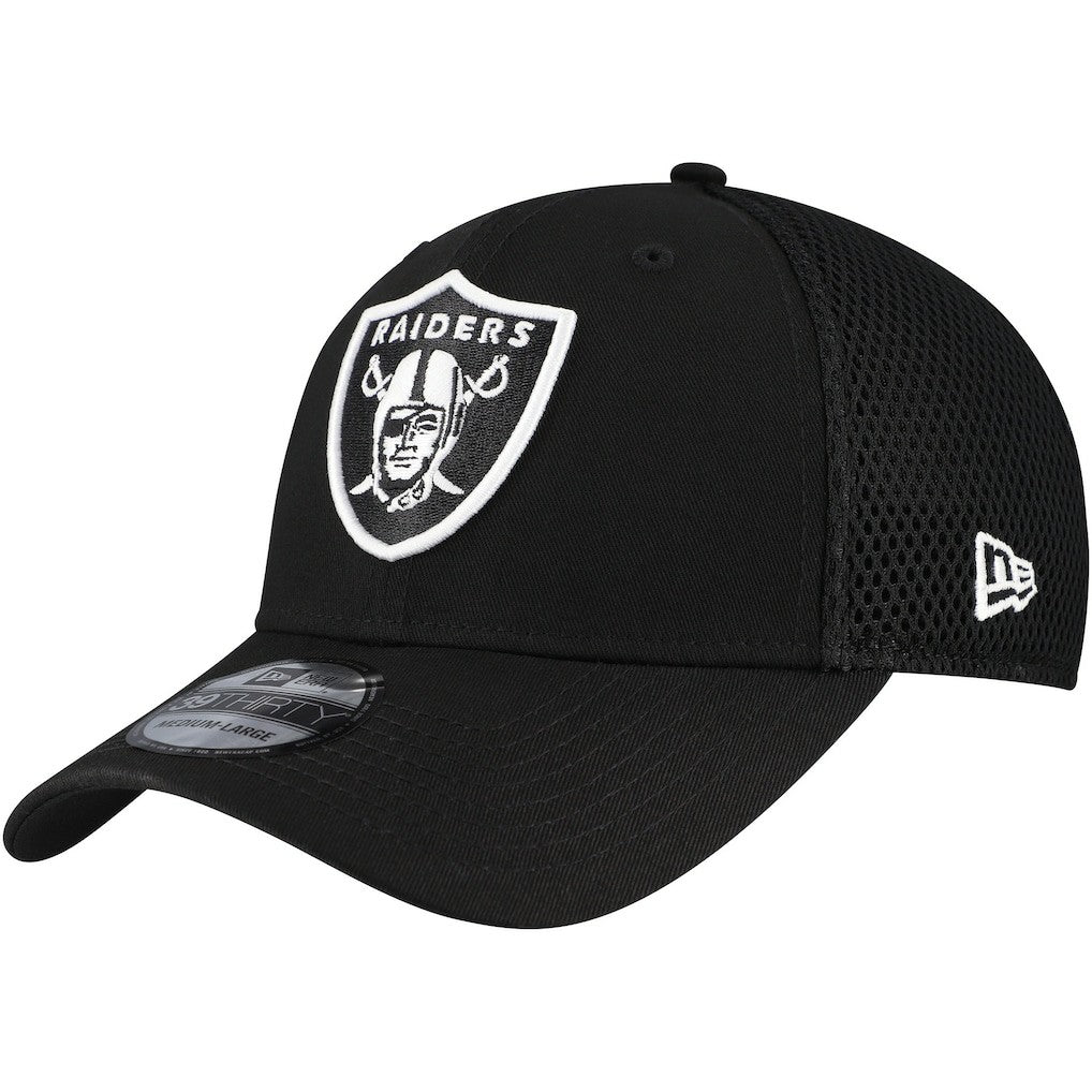 New Era Las Vegas Raiders Black Main Neo 39THIRTY Flex Hat on sale