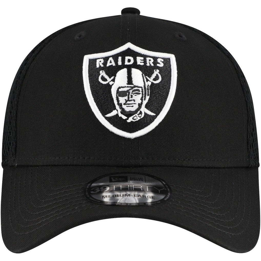 New Era Las Vegas Raiders Black Main Neo 39THIRTY Flex Hat on sale