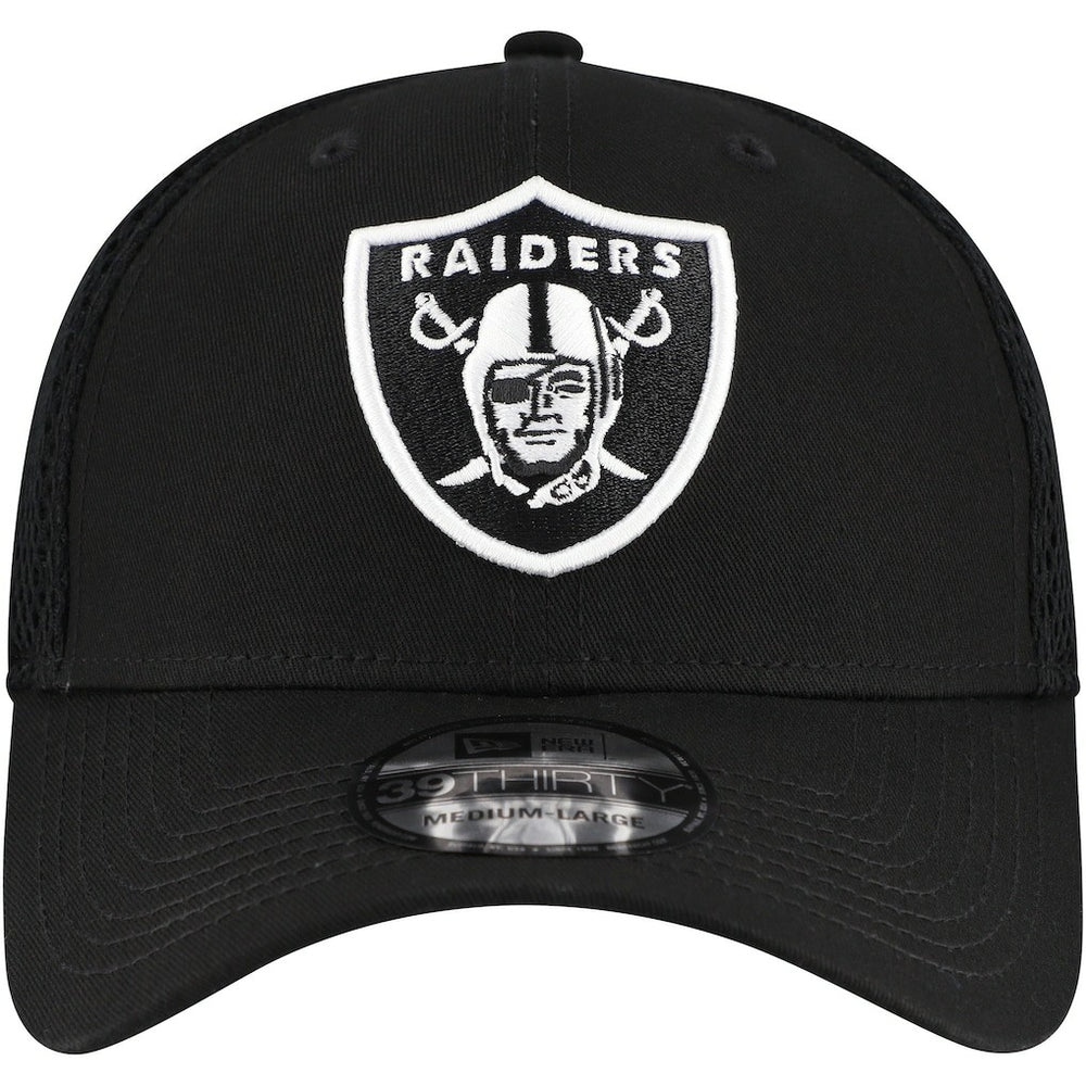 New Era Las Vegas Raiders Black Main Neo 39THIRTY Flex Hat on sale