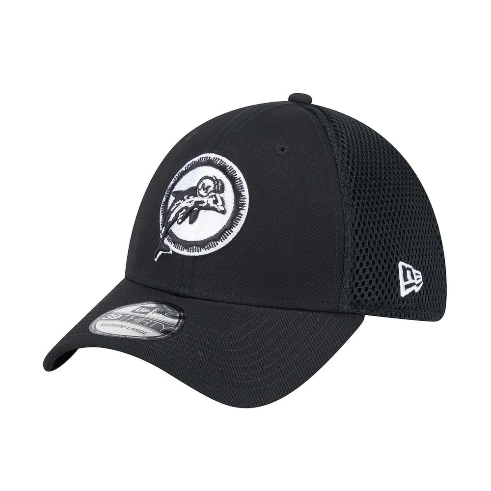 New Era Miami Dolphins Black Main Neo 39THIRTY Flex Hat for sale