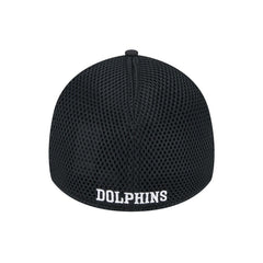 New Era Miami Dolphins Black Main Neo 39THIRTY Flex Hat for sale