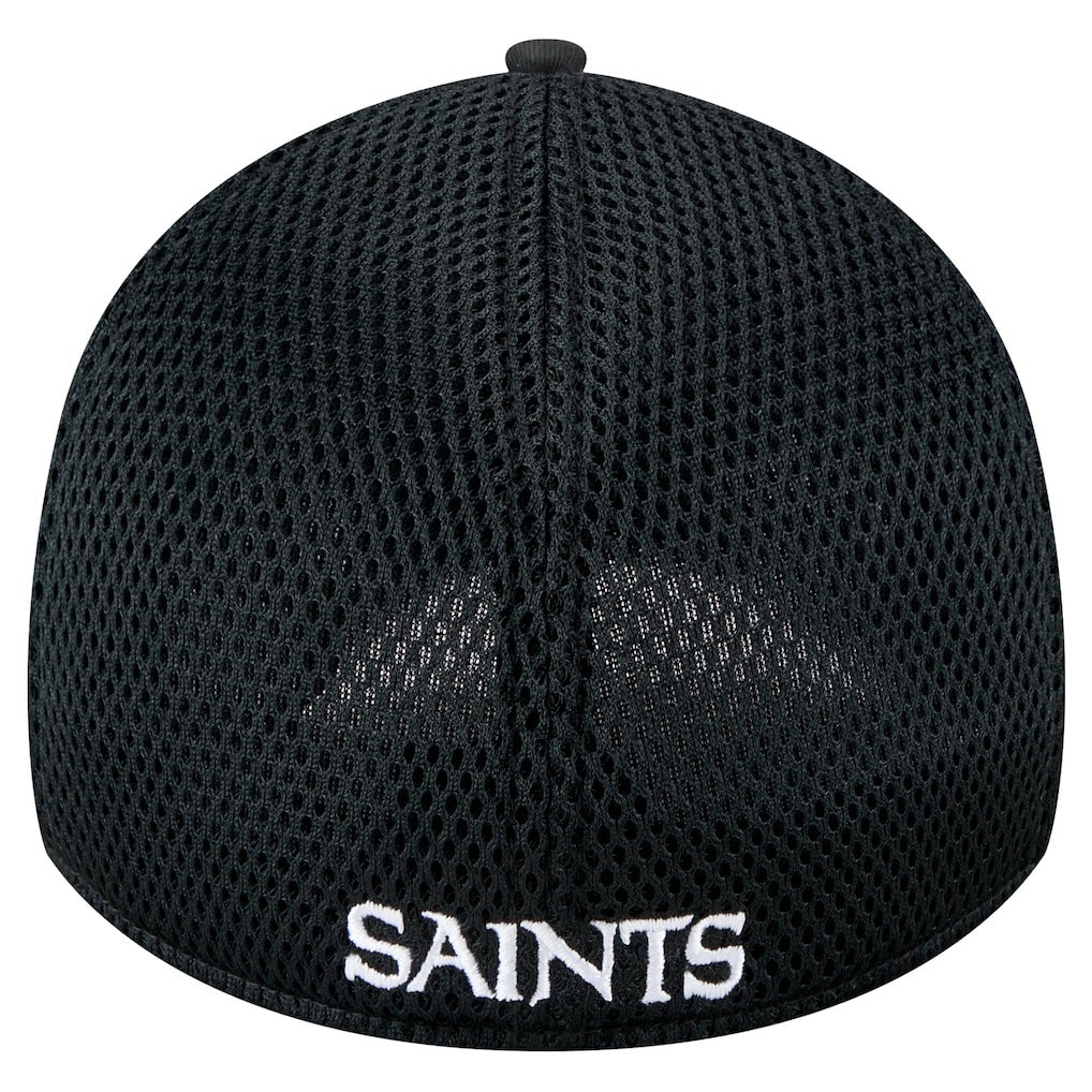 New Era New Orleans Saints Black Main Neo 39THIRTY Flex Hat on sale