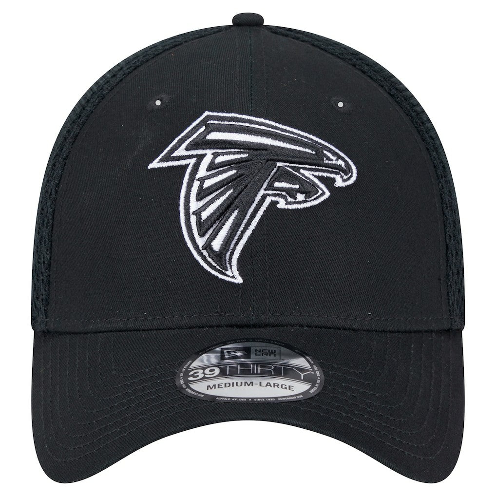 New Era Atlanta Falcons Black Main Neo 39THIRTY Flex Hat sale