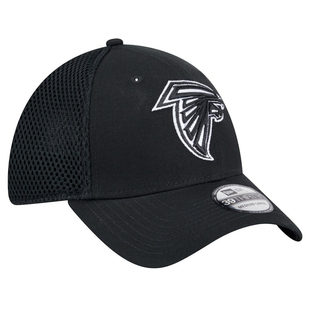 New Era Atlanta Falcons Black Main Neo 39THIRTY Flex Hat sale