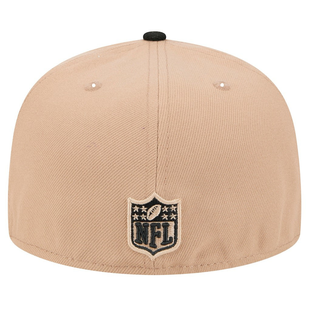 Baltimore Ravens New Era Logo Main 59FIFTY Fitted Hat - Tan on sale
