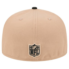 Baltimore Ravens New Era Logo Main 59FIFTY Fitted Hat - Tan on sale