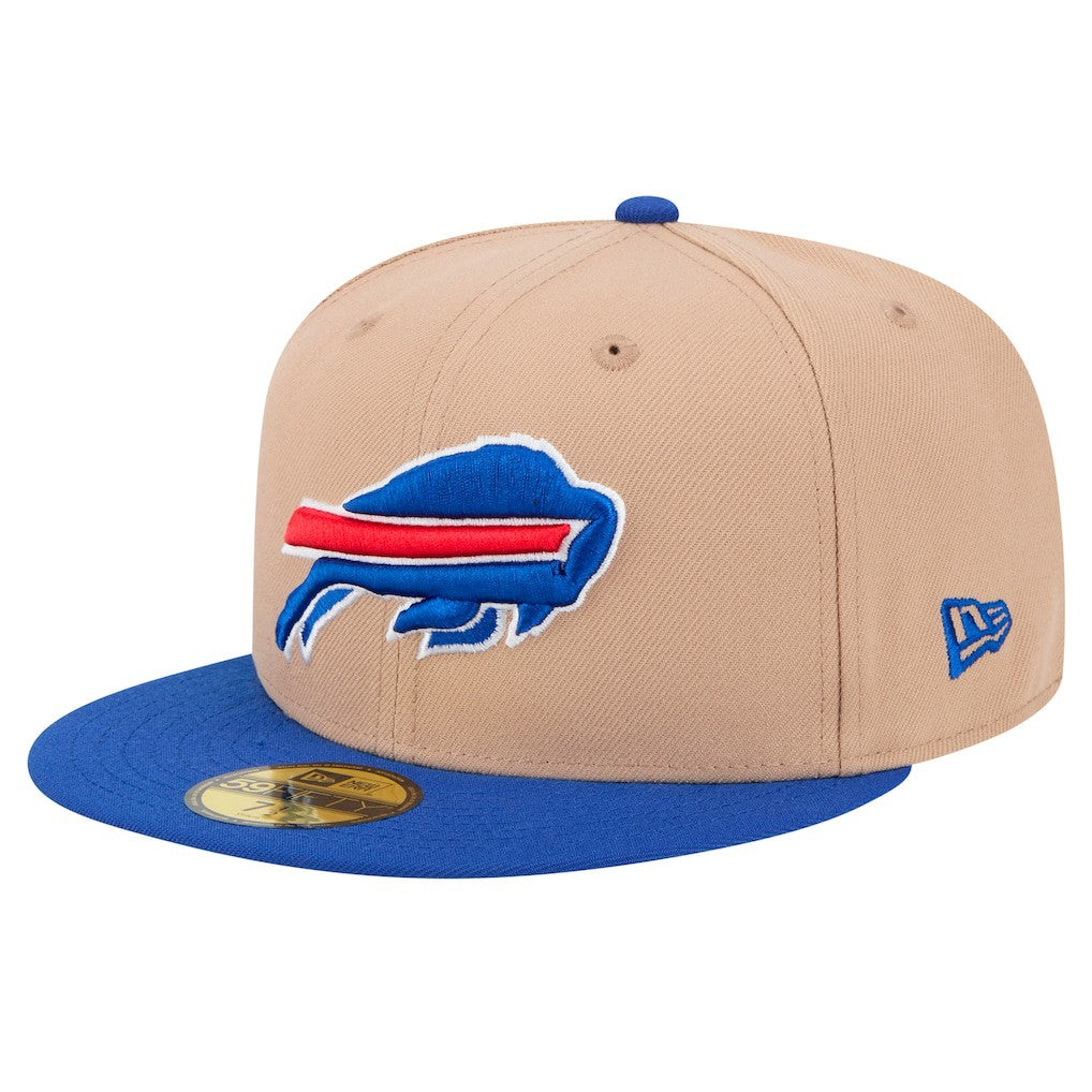 Buffalo Bills New Era Logo Main 59FIFTY Fitted Hat - Tan outlet