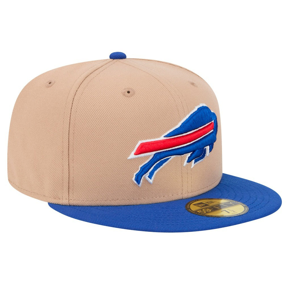 Buffalo Bills New Era Logo Main 59FIFTY Fitted Hat - Tan outlet