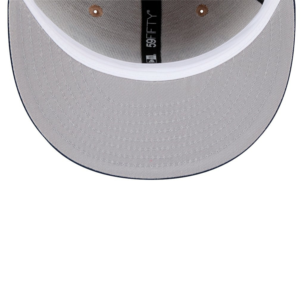 New York Giants New Era Wordmark Logo Main 59FIFTY Fitted Hat - Tan sale