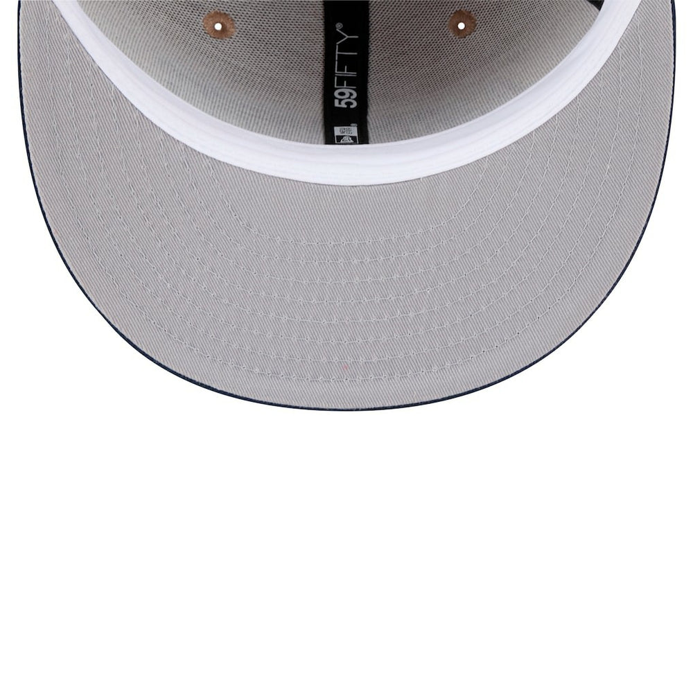 New York Giants New Era Wordmark Logo Main 59FIFTY Fitted Hat - Tan sale