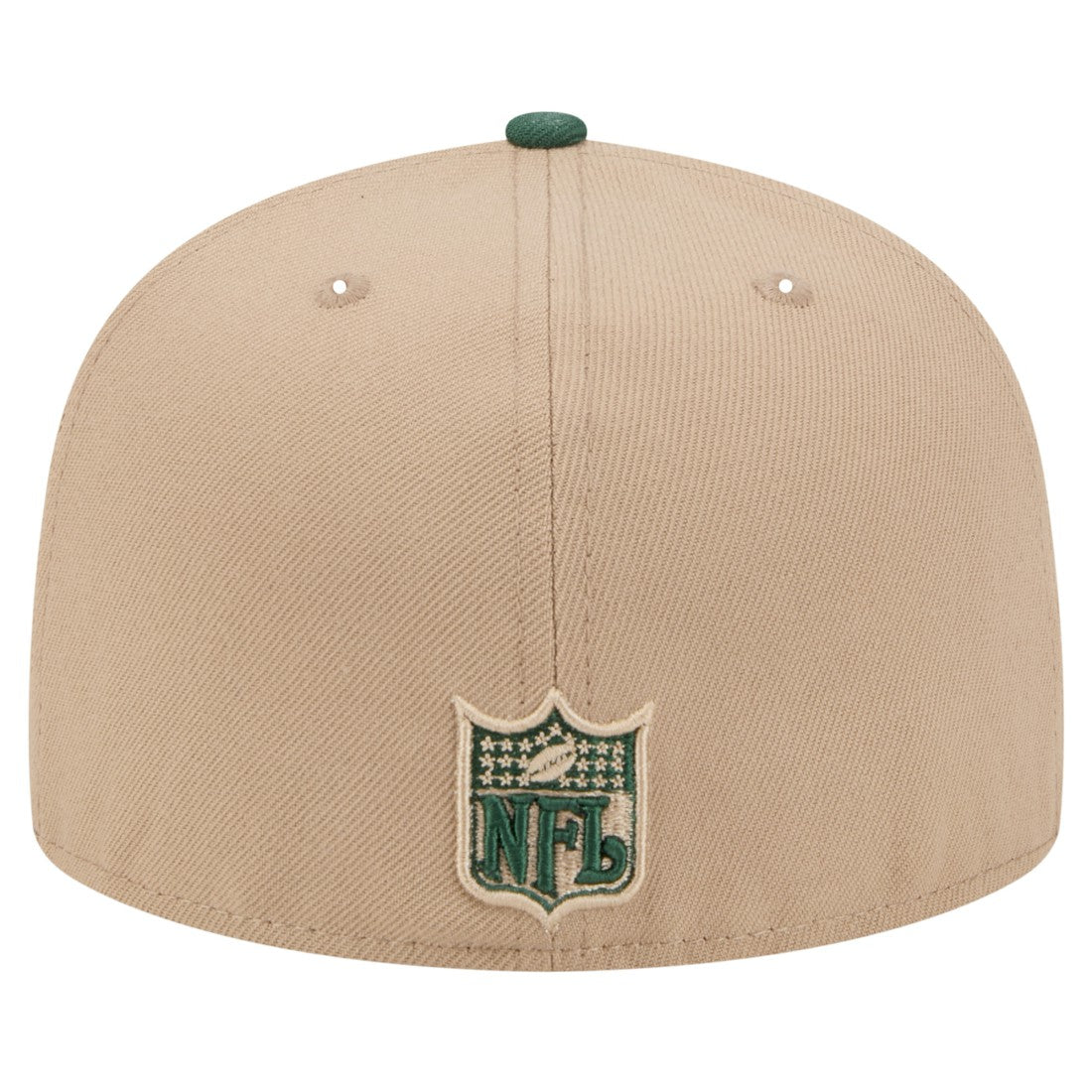 Green Bay Packers New Era Throwback Logo Main 59FIFTY Fitted Hat - Tan discount
