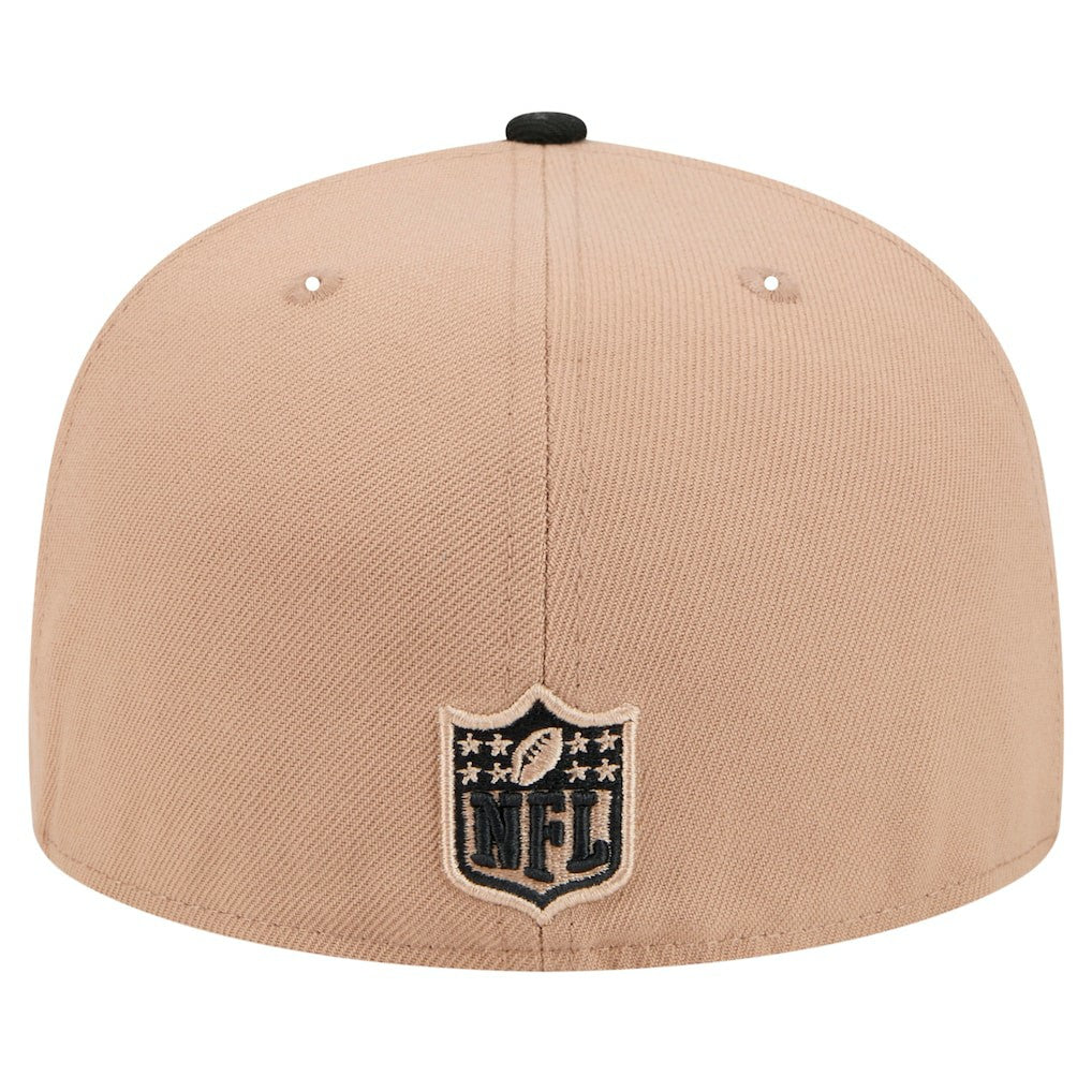 Pittsburgh Steelers New Era Logo Main 59FIFTY Fitted Hat - Tan discount