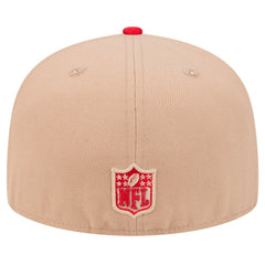 San Francisco 49ers New Era Logo Main 59FIFTY Fitted Hat - Tan for sale