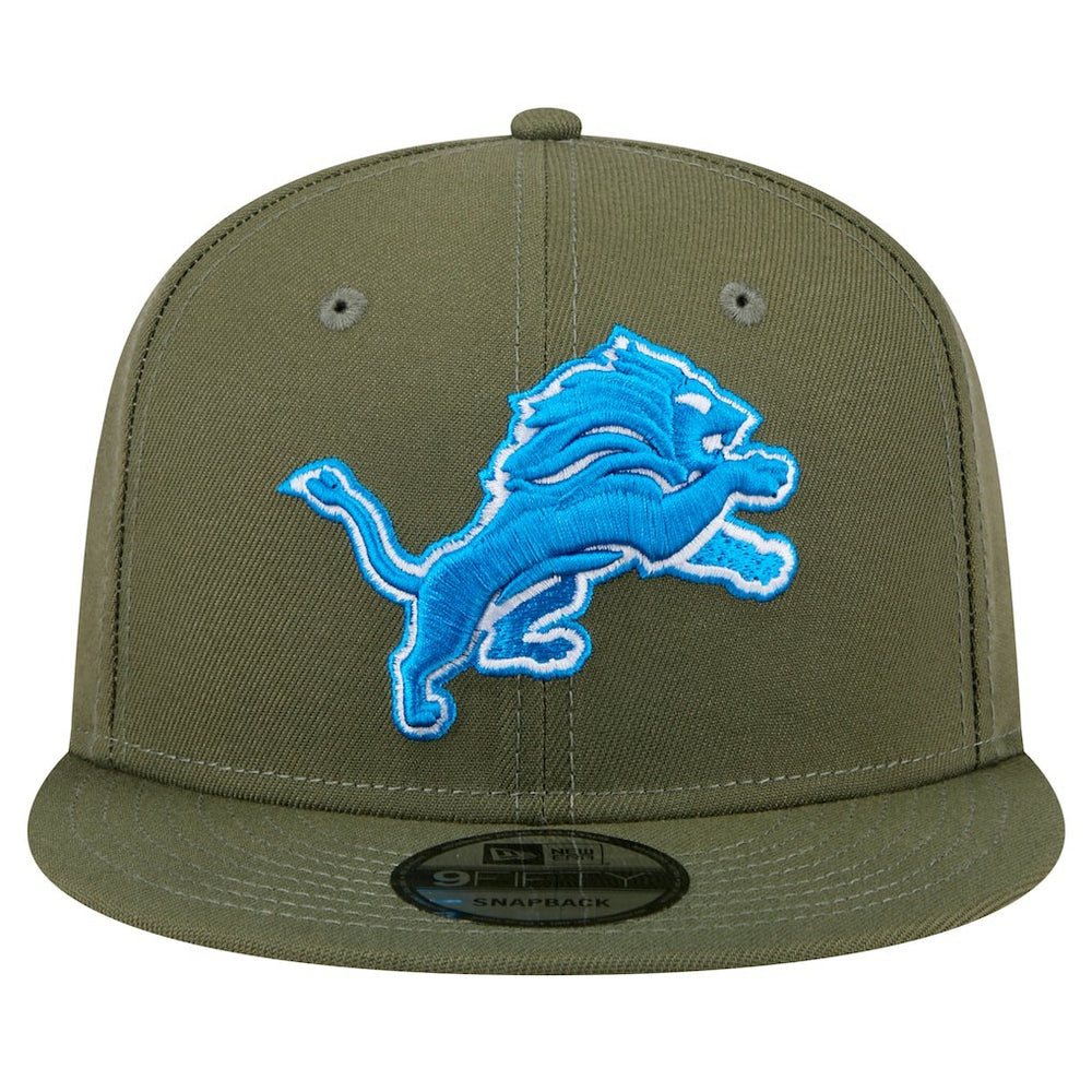 Detroit Lions New Era Main 9FIFTY Snapback Hat - Olive discount