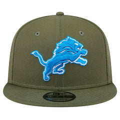 Detroit Lions New Era Main 9FIFTY Snapback Hat - Olive discount