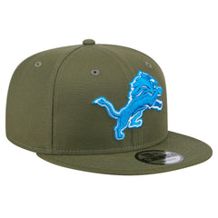 Detroit Lions New Era Main 9FIFTY Snapback Hat - Olive discount