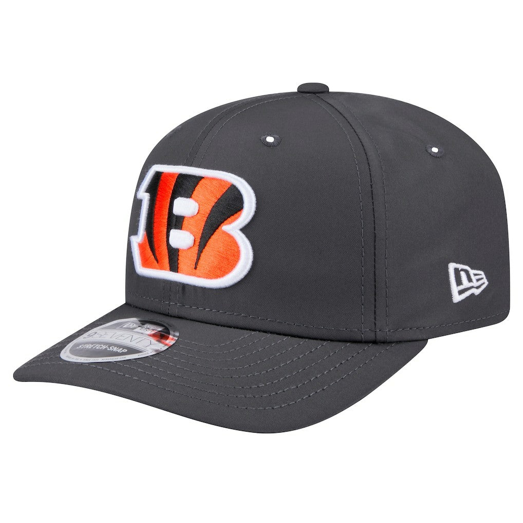 Cincinnati Bengals New Era Main 9SEVENTY Stretch-Snap Hat - Graphite cheap