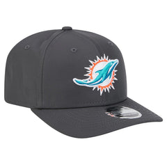 Miami Dolphins New Era Main 9SEVENTY Stretch-Snap Hat - Graphite on sale