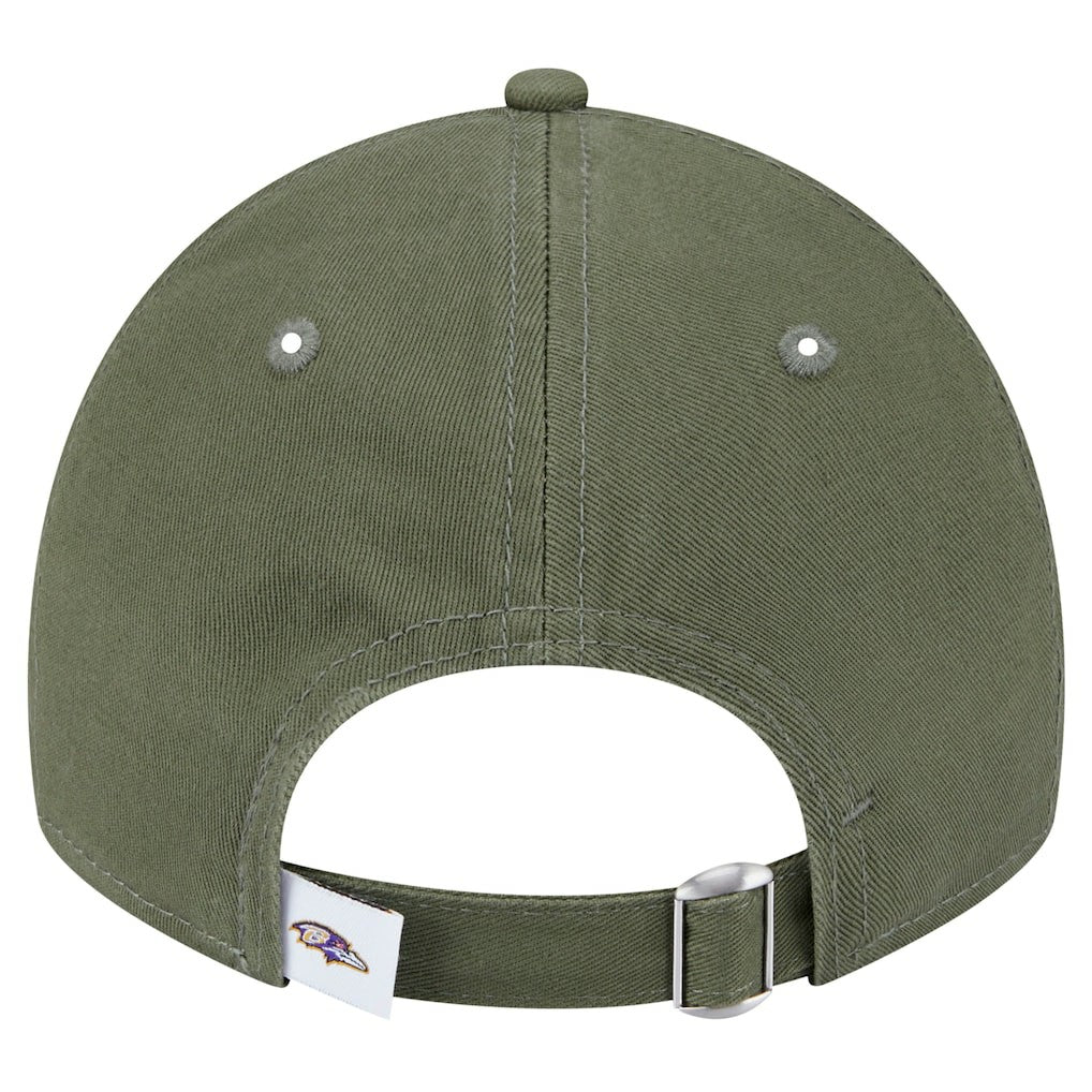 Baltimore Ravens New Era Main 9TWENTY Adjustable Hat - Olive discount