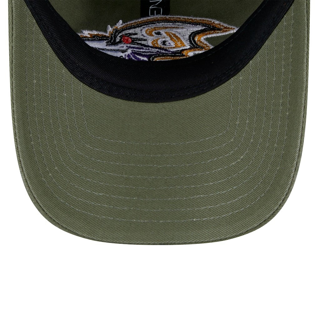 Baltimore Ravens New Era Main 9TWENTY Adjustable Hat - Olive discount
