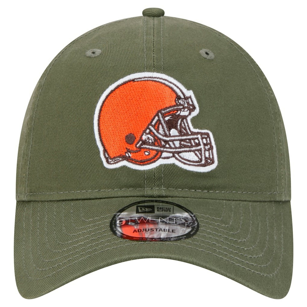 Cleveland Browns New Era Main 9TWENTY Adjustable Hat - Olive sale