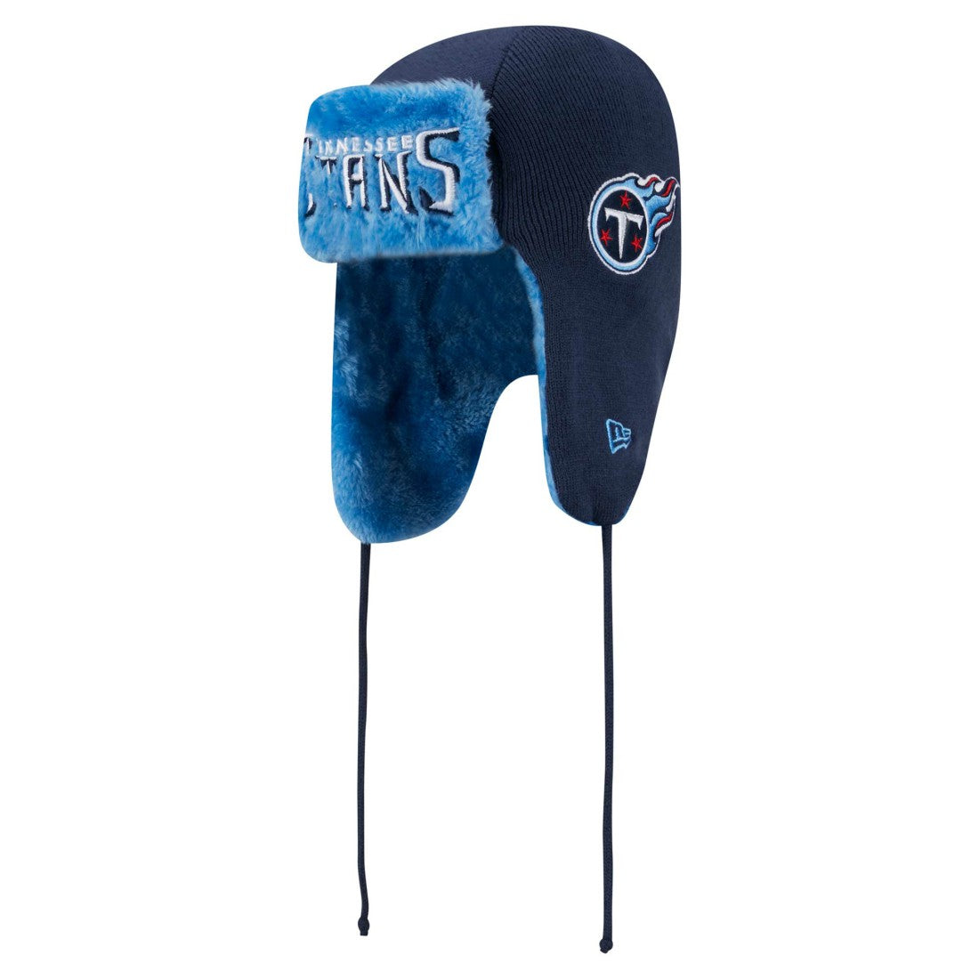 Tennessee Titans New Era Helmet Head Trapper Knit Hat - Navy cheap