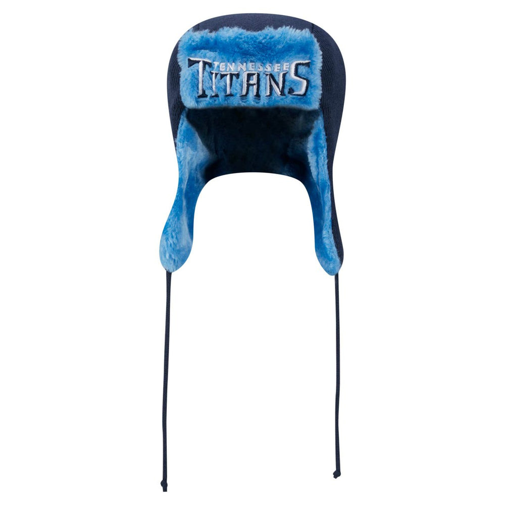Tennessee Titans New Era Helmet Head Trapper Knit Hat - Navy cheap