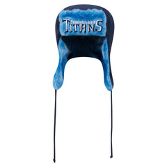 Tennessee Titans New Era Helmet Head Trapper Knit Hat - Navy cheap