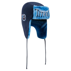 Tennessee Titans New Era Helmet Head Trapper Knit Hat - Navy cheap