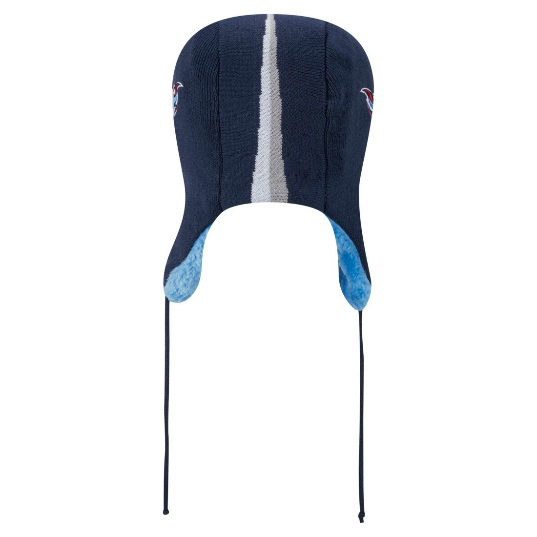 Tennessee Titans New Era Helmet Head Trapper Knit Hat - Navy cheap